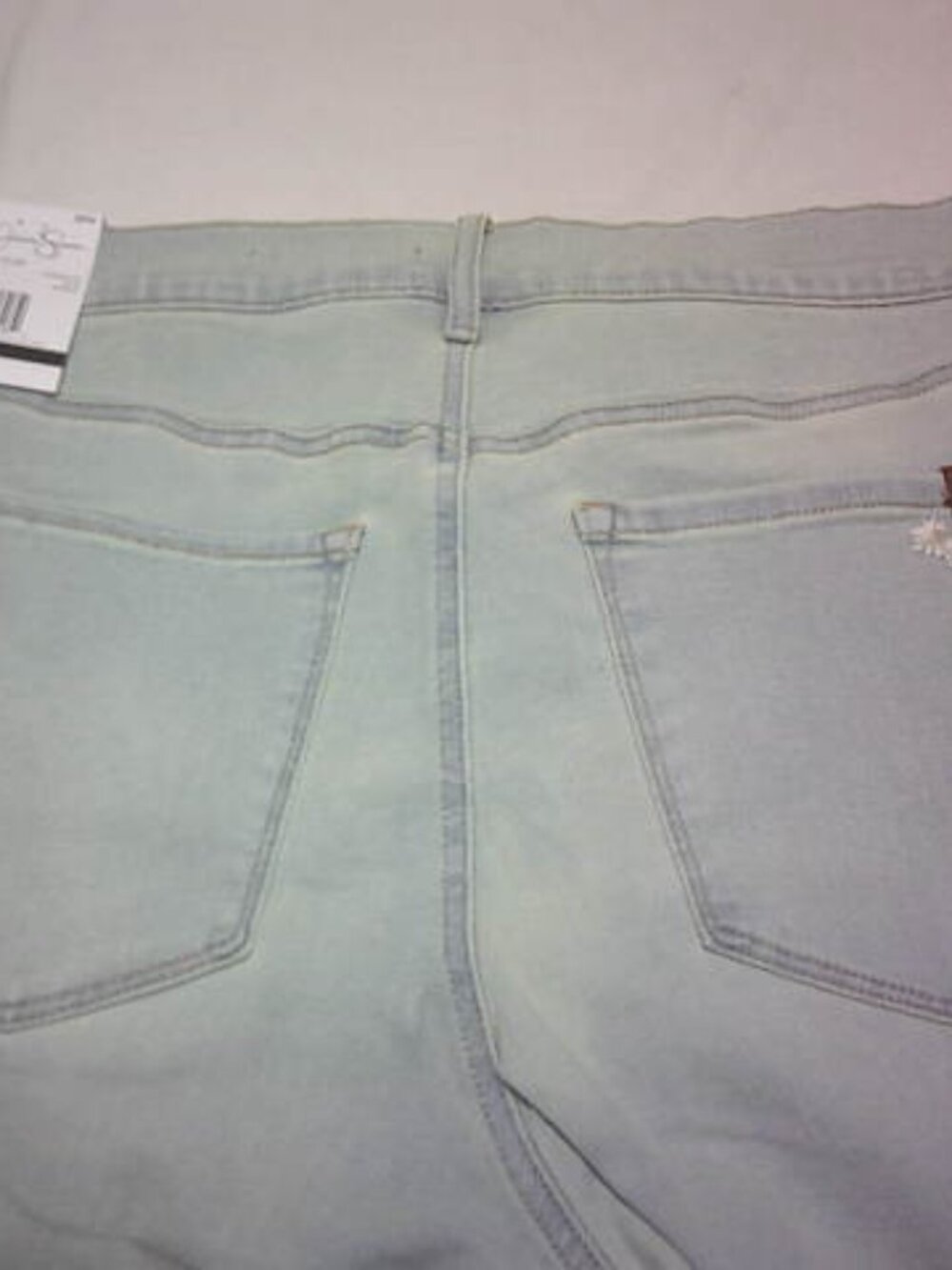 NEW JESSICA SIMPSON LIGHT WASH JEANS SIZE 16w PLUS ANKLE FLARE DAISY DESIGN ๐ฉ - Picture 3 of 9
